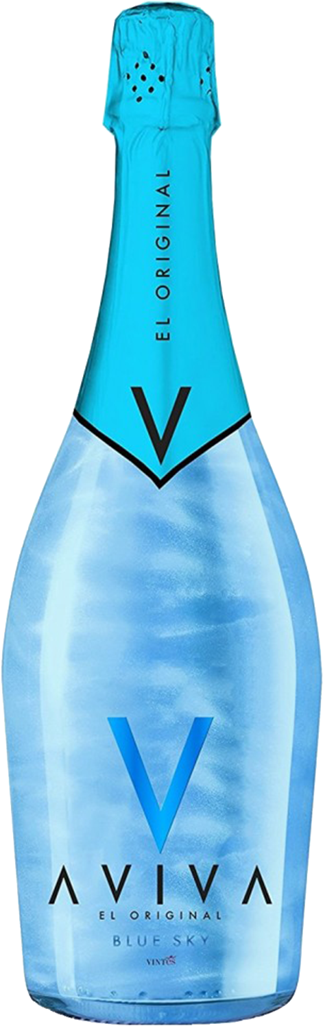 Aviva Blue Sky - Aviva Wino Niebieskie (600x1500), Png Download