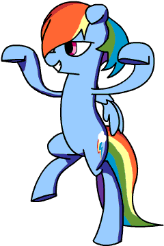 Funky Dance Moves - Dancing Pony Mlp Gif (325x400), Png Download