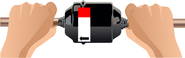 A Clogged Filter Drier Is A Sure Sign Of Dirt And Residue - Illustration (640x480), Png Download