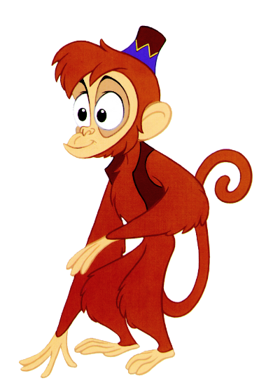 Aladdin Drawing Old Cartoon Disney - Abu Aladdin (468x555), Png Download
