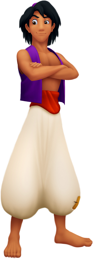 Aladdin Kingdom Hearts (402x945), Png Download