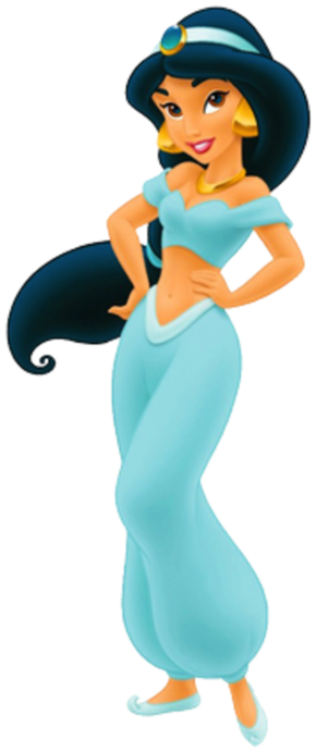 Princess Jasmine From Aladdin - Two Piece Jasmine Inspired Dress (373x700), Png Download