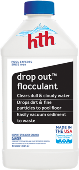 Drops Dirt And Particles To Pool Floor For Easy Vacuuming - Bottle (428x636), Png Download