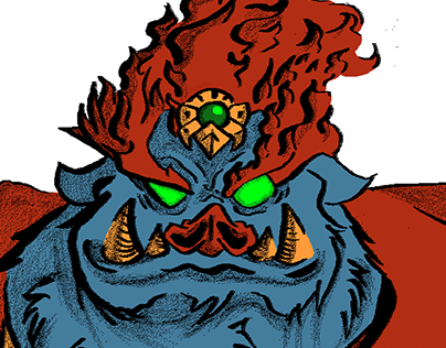 Return Of Ganon - Illustration (404x316), Png Download