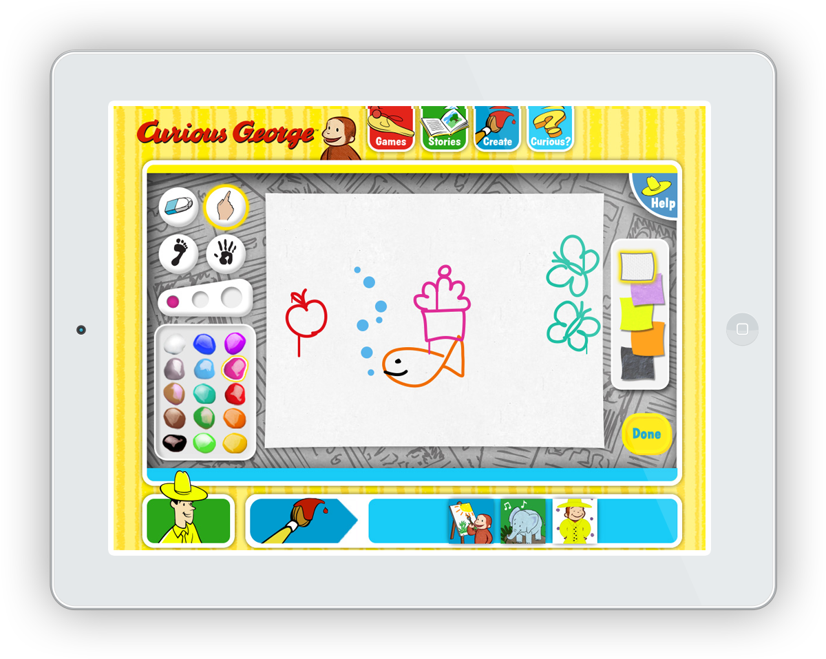 Prev - Curious George (1520x1000), Png Download