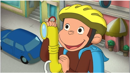 20150915 160006 438377 Yellow Curious G - Curious George There (599x337), Png Download