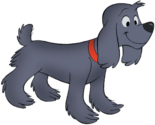 Charkie - Curious George Black Dog (506x408), Png Download