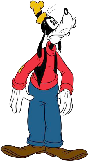 Classic Clipart Goofy - Goofy Classic (321x566), Png Download