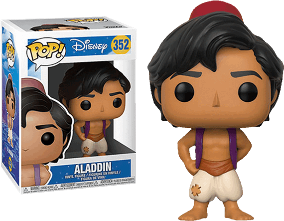 Aladdin Pop! Vinyl Figure (600x600), Png Download