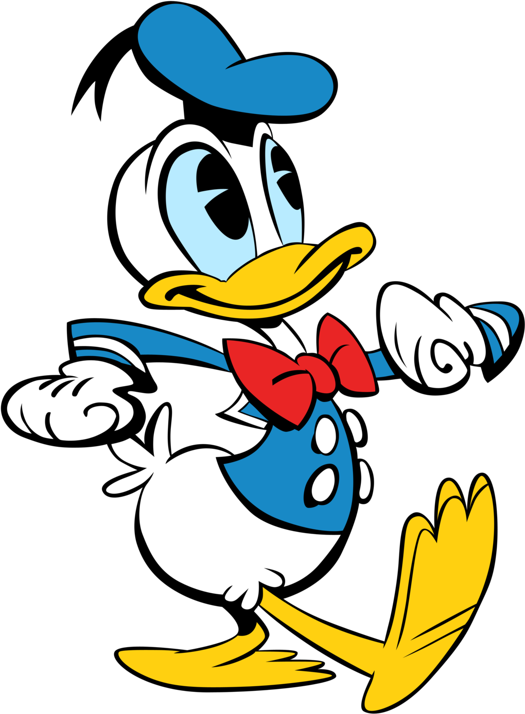 Donald Duck Png - Mickey Mouse 2013 Donald (1024x1395), Png Download