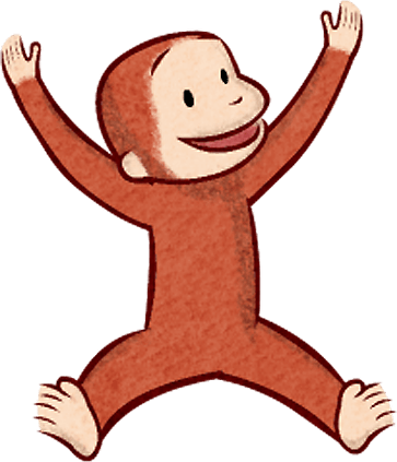 Curious George Clip Art - Clip Art (363x423), Png Download