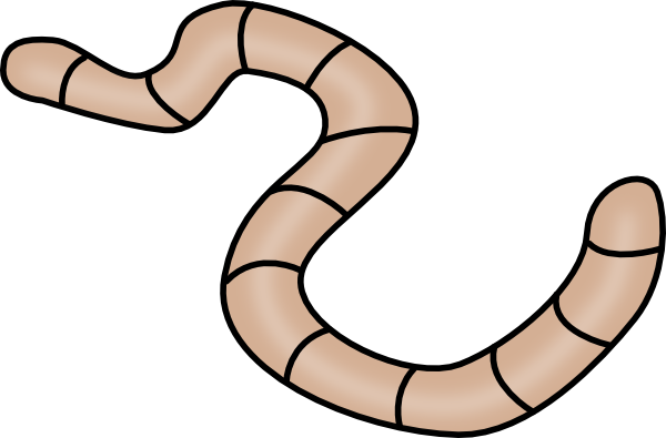 Clip Royalty Free Library Earthworm Worm Png - Worms Clip Art (600x395), Png Download
