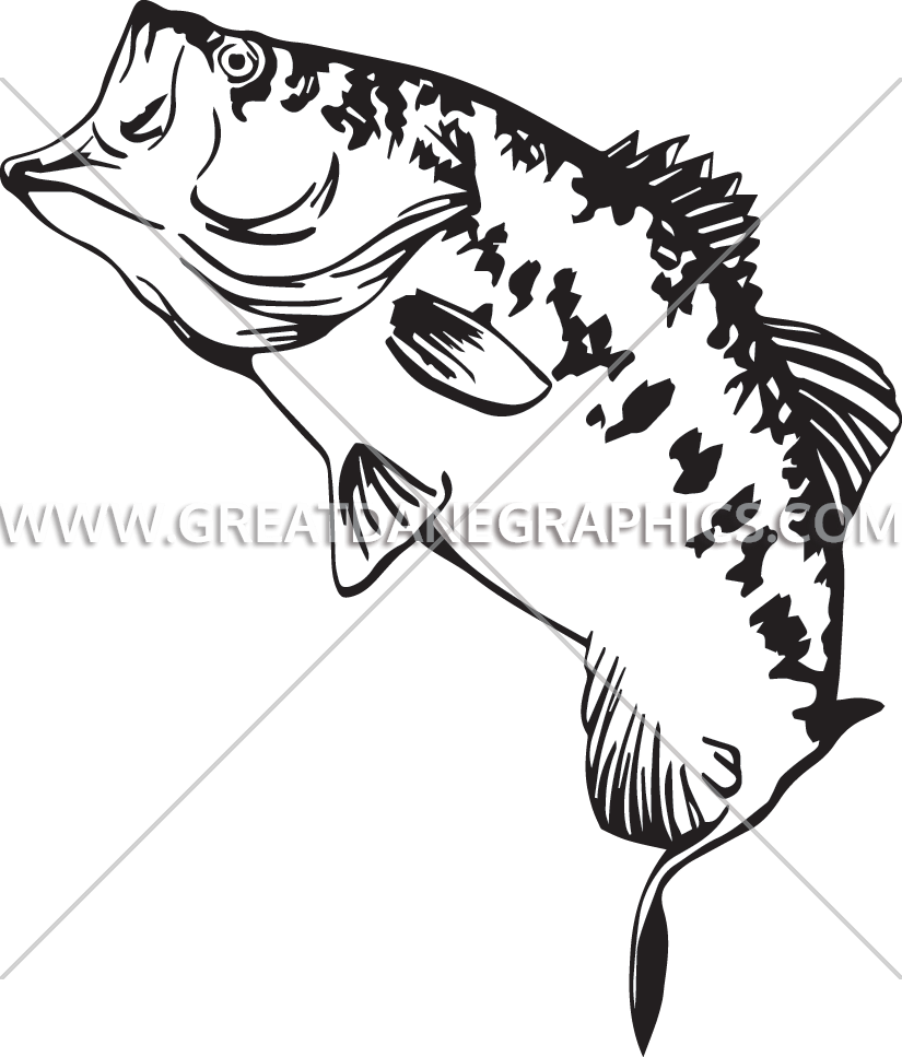 Fishing Clipart Smallmouth Bass - Drawing (825x967), Png Download