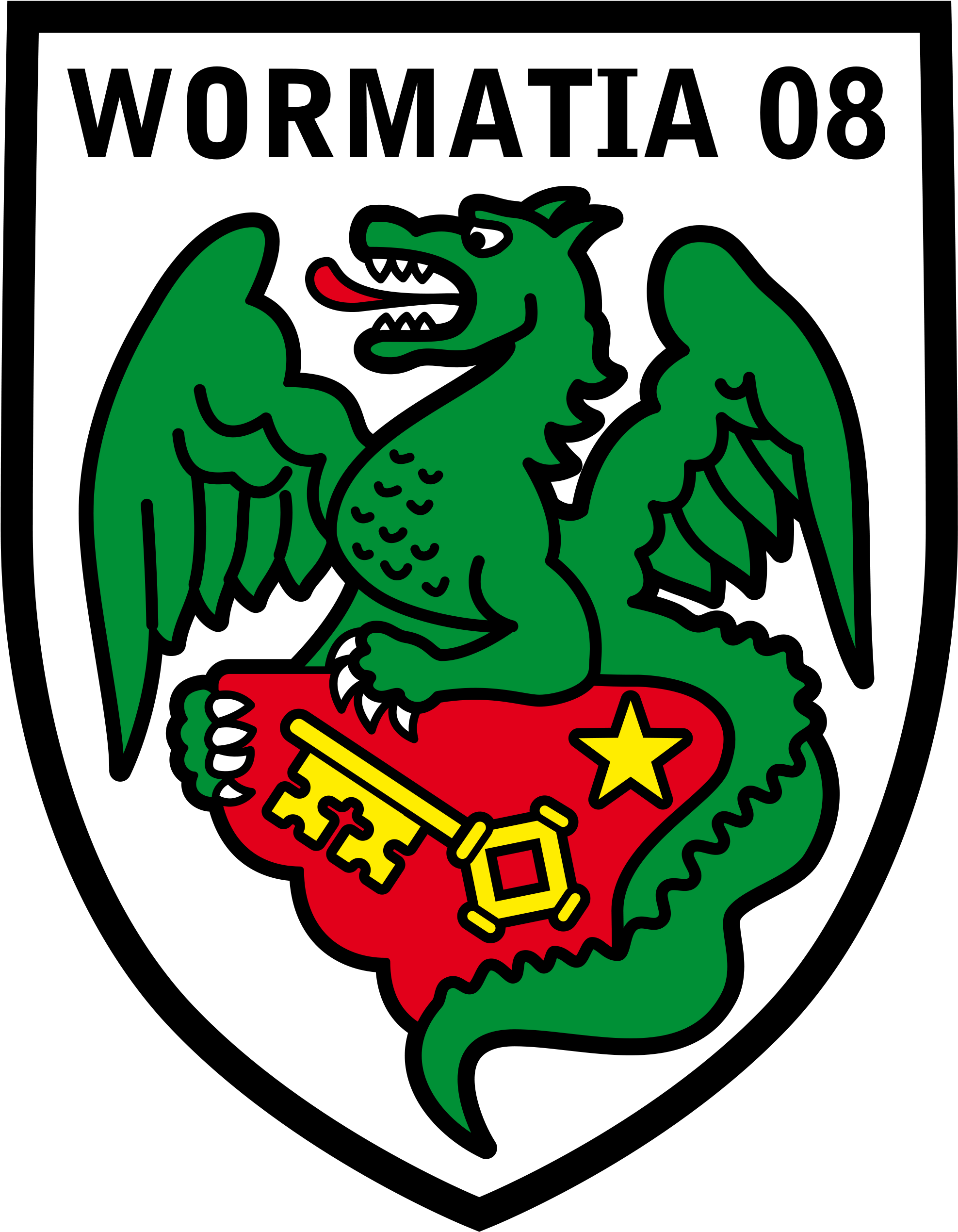 Wormatia 08 Logo 2008 - Wormatia Worms (2000x2552), Png Download