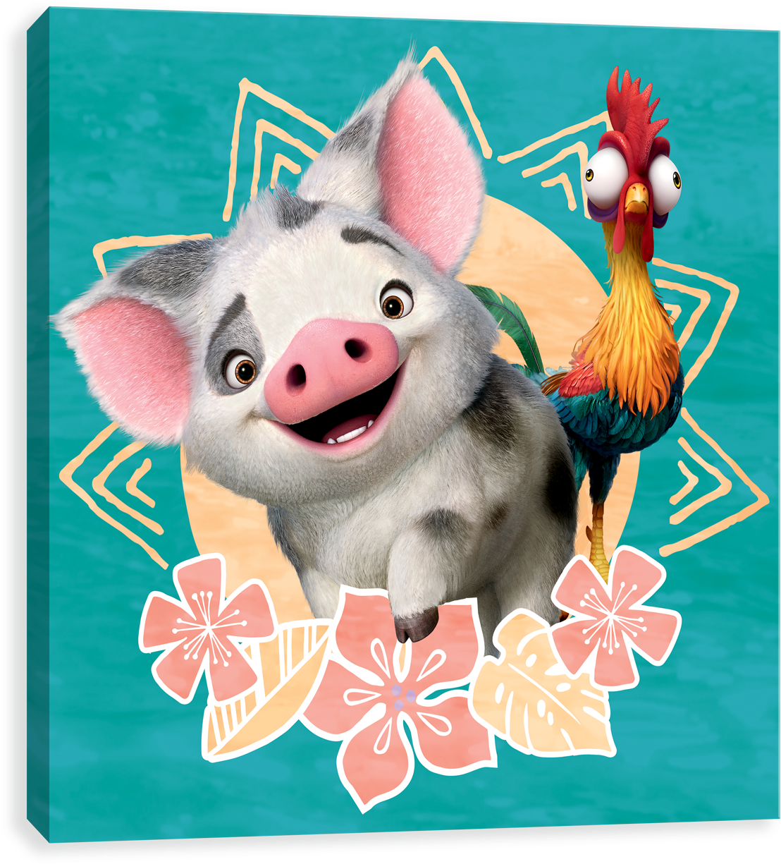 Pua And Heihei (1280x1280), Png Download