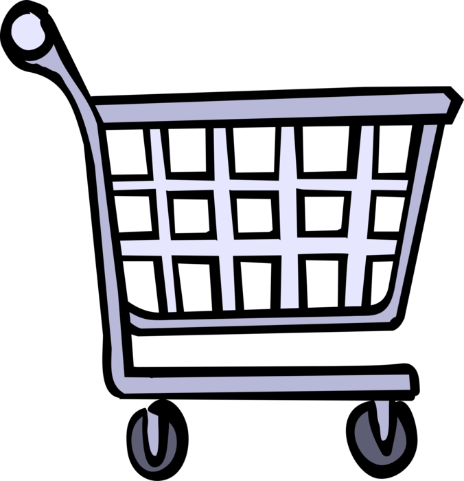 Vector Illustration Of Supermarket Grocery Store Shopping - Coupon (676x700), Png Download