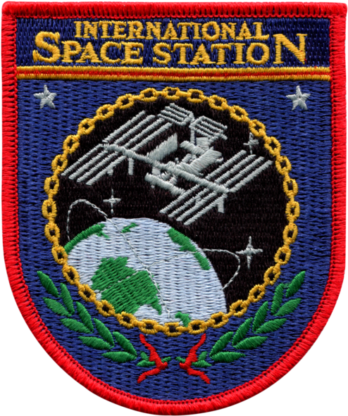 International Space Station Official Patch - International Space Station Pin (600x600), Png Download