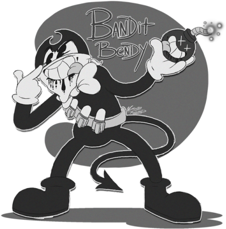 Are All Of You Ready For Chapter 2 Tomorrow - Bandit Bendy (500x498), Png Download