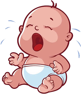 Jpg Library Download Infant Cartoon Drawing Child Crying - Baby Cry Png (650x720), Png Download