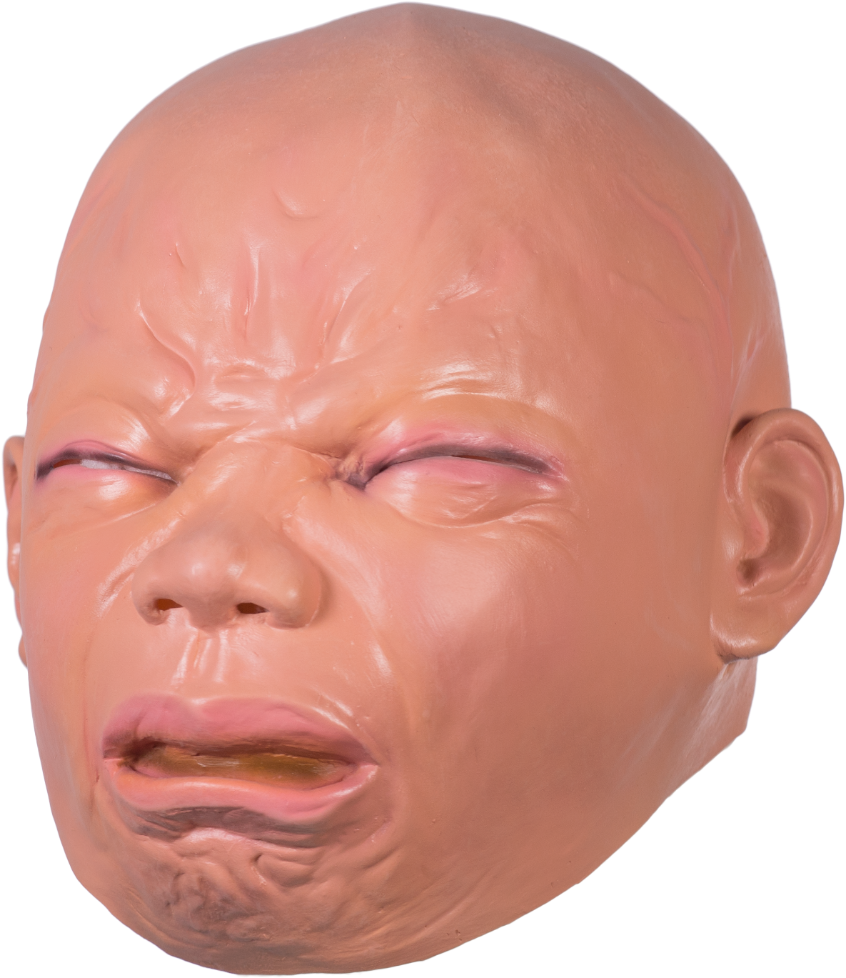 The Mask Biz Crying Ugly Baby Mask Latex Animal Prank - Mask (1600x1600), Png Download