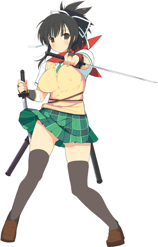 Senran Kagura 2 Deep Crimson For Asuka - Asuka Senran Kagura Estival Versus (550x831), Png Download