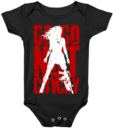 Go Go Not Cry Cry Baby Onesy - Death Metal Baby Onesie (484x484), Png Download