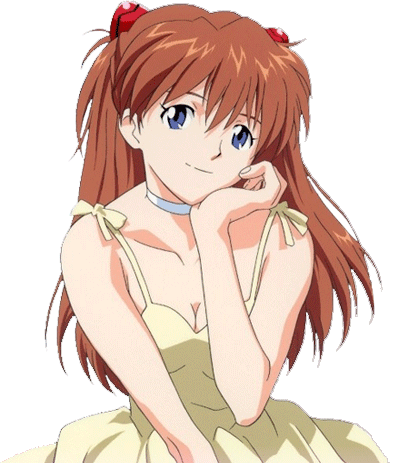Welcome To Asuka's Smile, A Layout Designed By Light - Neon Genesis Evangelion Soryu Asuka Langley Dress Cosplay (393x463), Png Download
