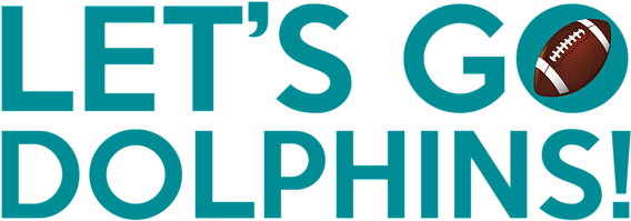 Click And Drag To Re-position The Image, If Desired - Lets Go Dolphins (600x400), Png Download