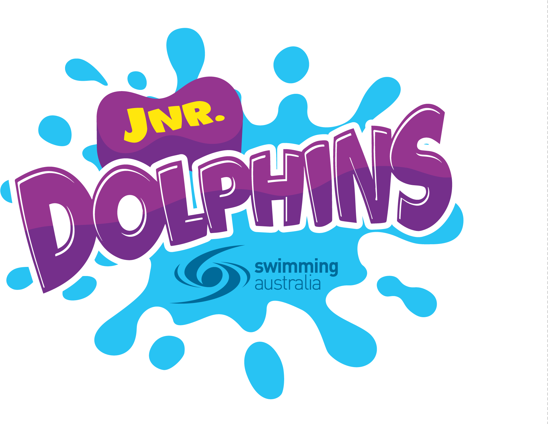 Swimming Australia Junior Dolphins (2000x1400), Png Download