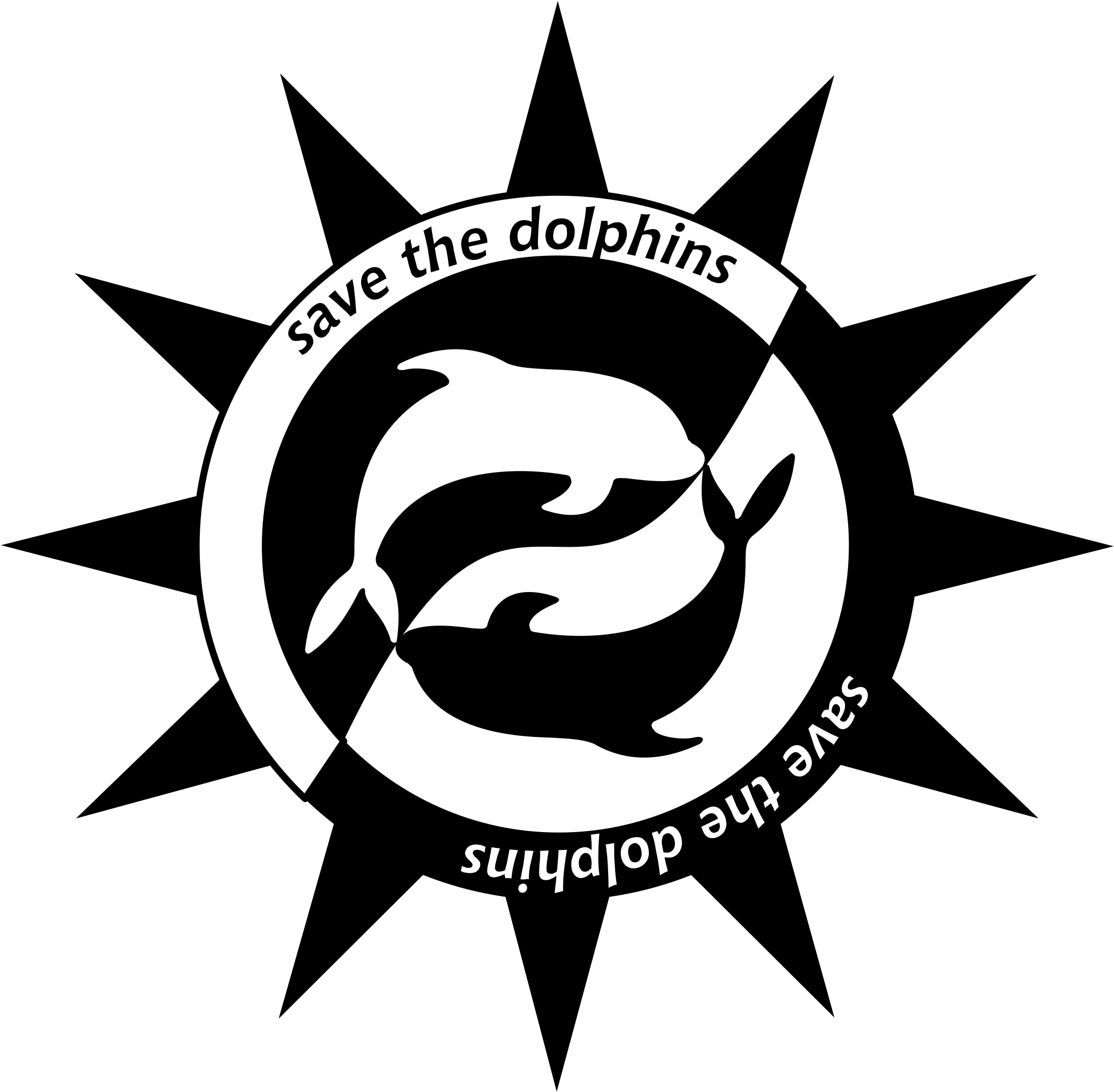 Save The Dolphins Logo Png Transparent - Save The Dolphins Logo (2400x2400), Png Download