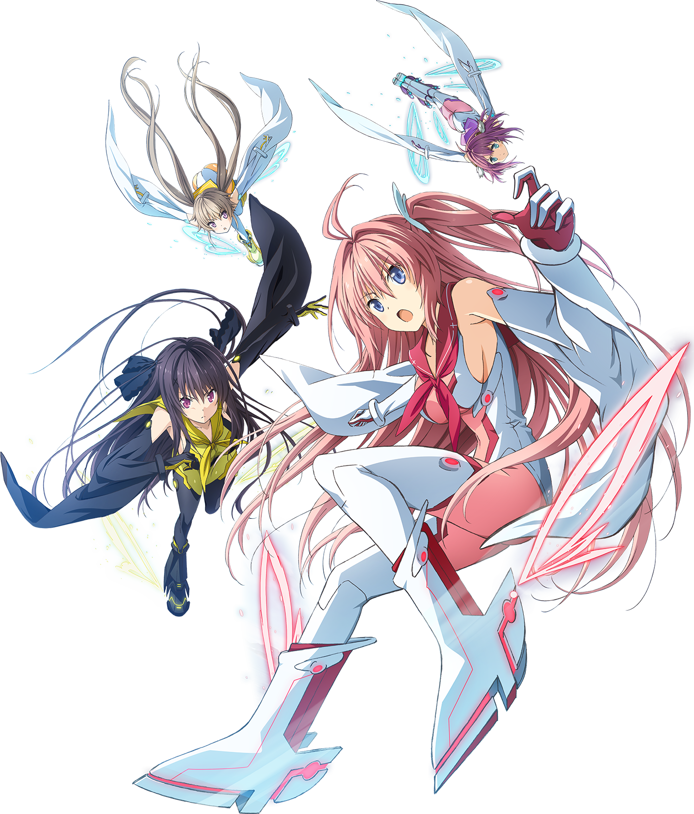 Ao No Kanata No Four Rhythm Personnages Féminin - Ao No Kanata No Four Rhythm Transparent (1415x1660), Png Download