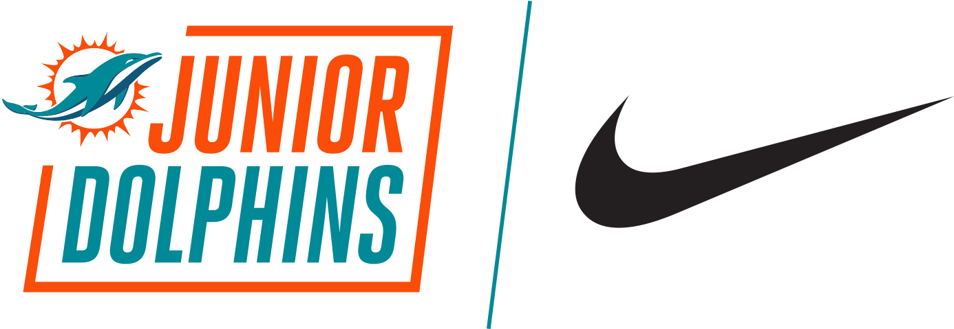 The Junior Dolphins Camp Program Provides The Premier - Miami Dolphins Mason Jar Glass With Lid (1487x513), Png Download