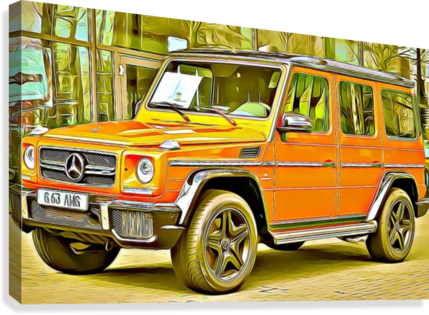 Classic Vehicle Canvas Print - Classic Car (429x315), Png Download
