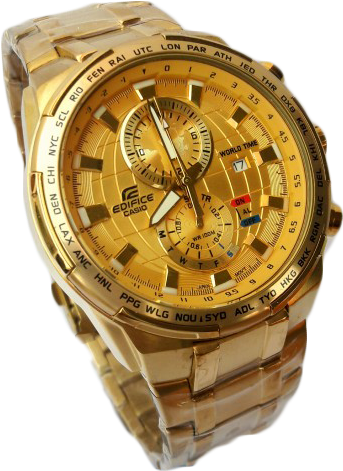 casio full gold watch