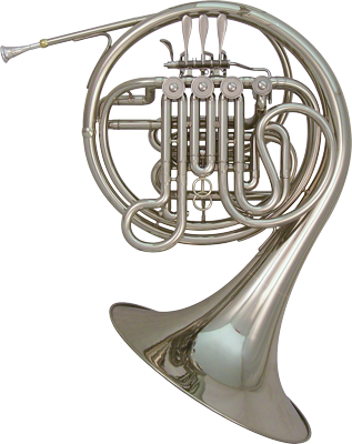 Double French Horn, Model 330, By Kanstul [fh330zkt] - French Horn (317x400), Png Download