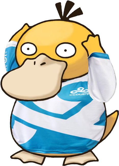 God Fucking Dammit - Cute Pokemon Psyduck (550x700), Png Download