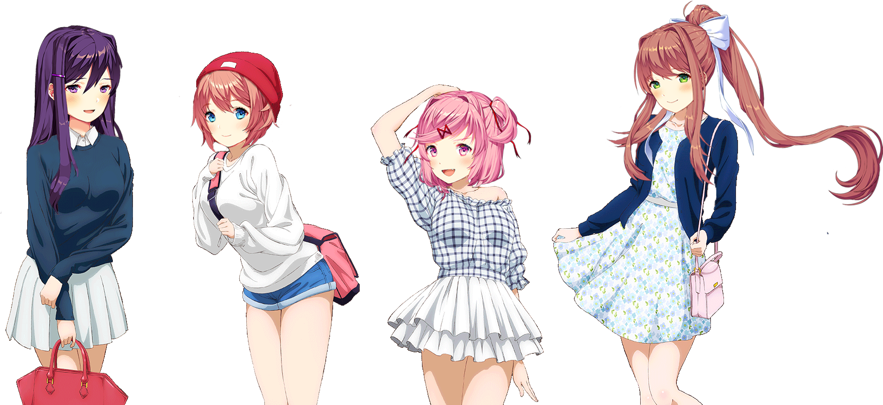 Doki Doki Literature Club (1024x465), Png Download