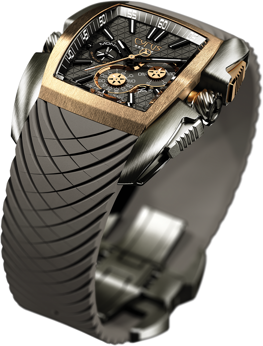 Kuros Monaco Titanium & Gold - Gold Titanium (1000x1200), Png Download
