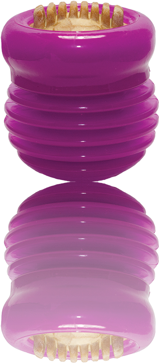 Everlasting Treat Groovy Ball - Starmark Everlasting Groovy Ball Dog Toy, Large (348x754), Png Download