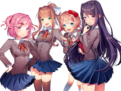 Photo Photo - Doki Doki Literature Club Cover (424x318), Png Download