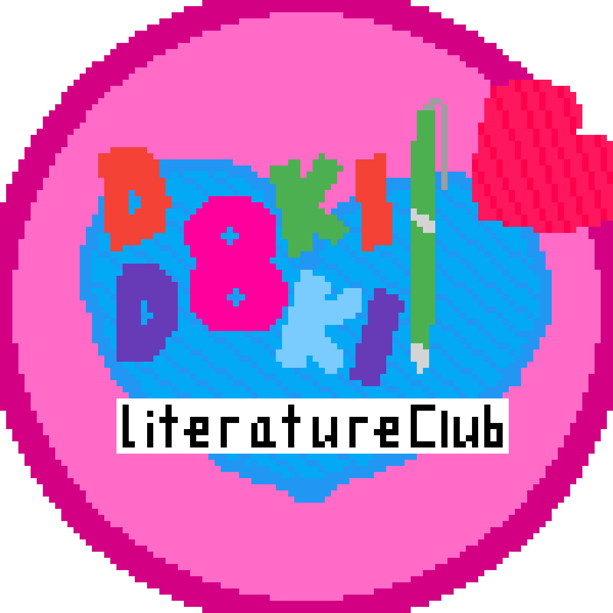 Doki Doki Literature Club - Doki Doki Literature Club! (1200x1200), Png Download
