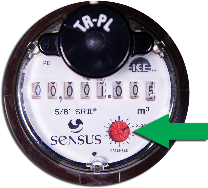 Photo Of Sensus Meter - Sensus Water Meter Leakage (1000x901), Png Download