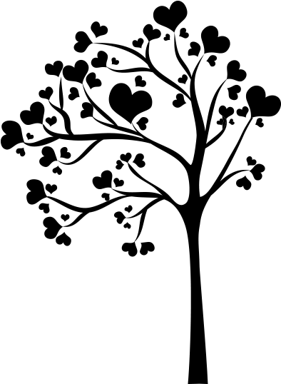 Imagen Png De Un Arbol De Corazones - Heart Tree Png Hd (600x600), Png Download