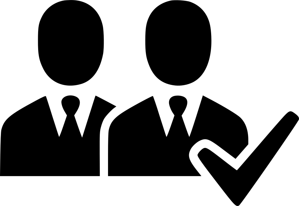 Correct Men Users People Check Mark Comments - People Check Icon Png (980x674), Png Download