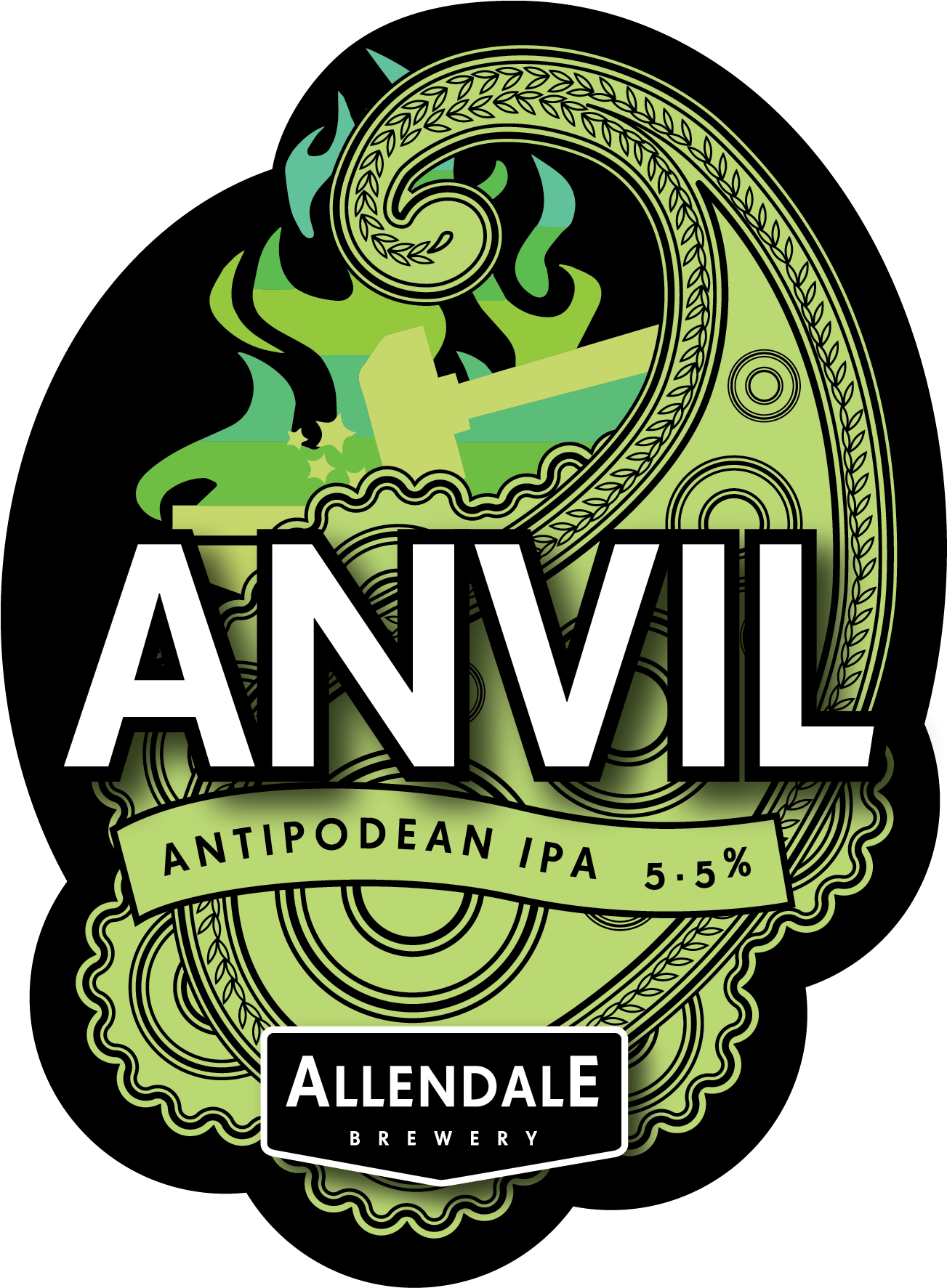 Download Pumpclip - Allendale Brewery (1318x1772), Png Download