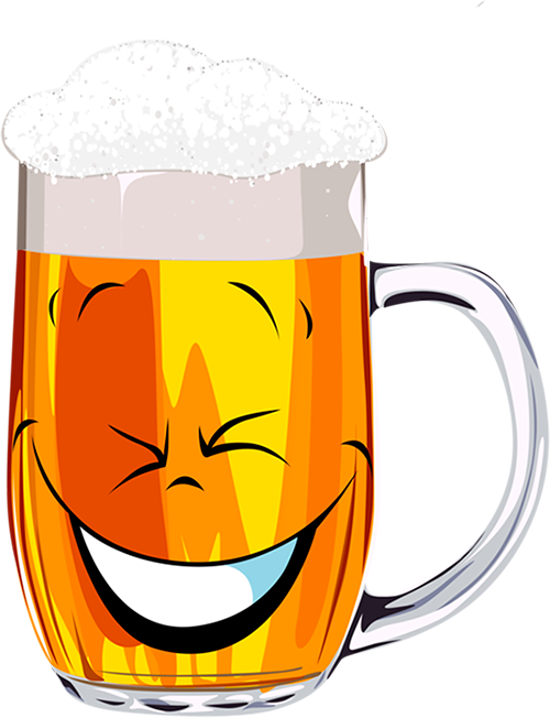 Bierkrug Mit Smiley Tea Cocktails, Oktoberfest, Emojis, - Beer Smiley (500x652), Png Download