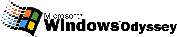 Microsoft Windows Odyssey Logo - Windows 98 (600x245), Png Download