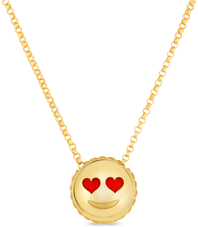 Roberto Coin Love Emoji Pendant - Pendant (800x800), Png Download