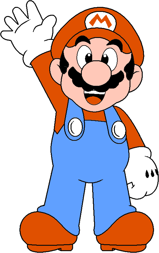 Super Mario Vector - Mario Bros Vector Png (507x806), Png Download