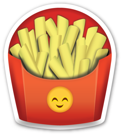 180 Images About Emoticones On We Heart It - French Fries Emoji Png (427x480), Png Download